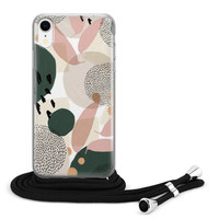 Leuke Telefoonhoesjes iPhone XR hoesje met koord - Abstract print