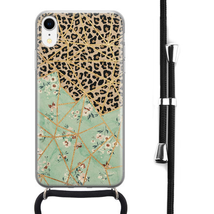 Luipaard flower print