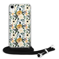 Leuke Telefoonhoesjes iPhone XR hoesje met koord - Lovely flower