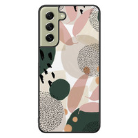 Leuke Telefoonhoesjes Samsung Galaxy S21 FE hoesje - Abstract print