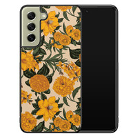 Leuke Telefoonhoesjes Samsung Galaxy S21 FE hoesje - Retro flowers