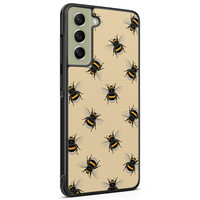 Leuke Telefoonhoesjes Samsung Galaxy S21 FE hoesje - Bee happy