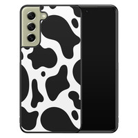 Leuke Telefoonhoesjes Samsung Galaxy S21 FE hoesje - Koeienprint