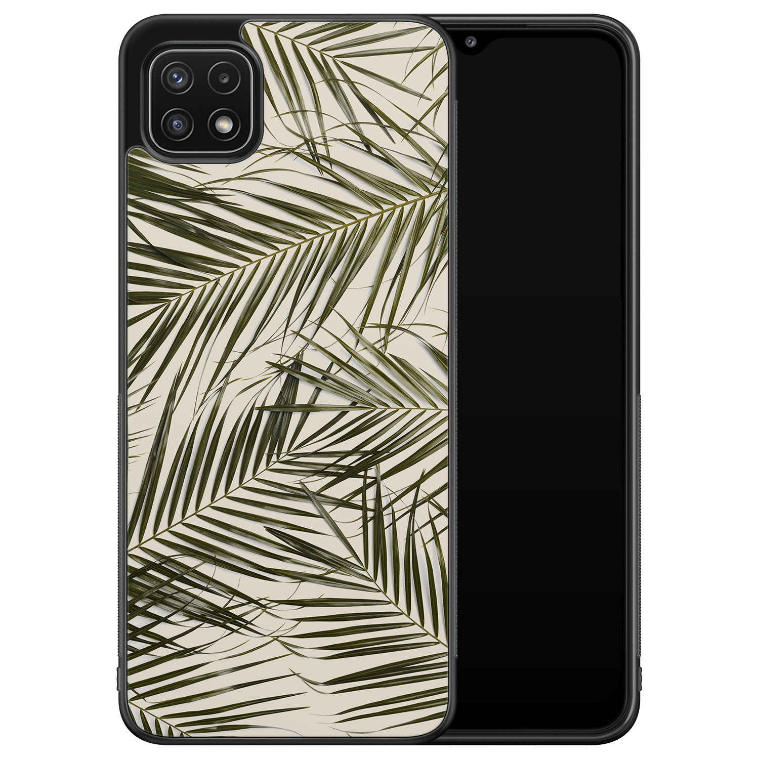 Samsung Galaxy A22 5G hoesje - Palm leaves