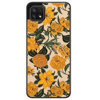 Samsung Galaxy A22 5G hoesje - Retro flowers