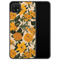 Samsung Galaxy A22 5G hoesje - Retro flowers