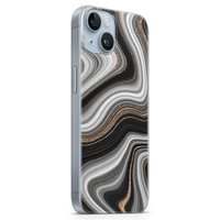 Leuke Telefoonhoesjes iPhone 14 siliconen hoesje - Abstract waves