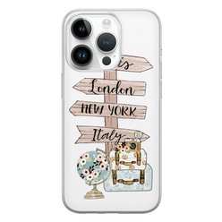 Leuke Telefoonhoesjes iPhone 14 Pro siliconen hoesje - Where to go next