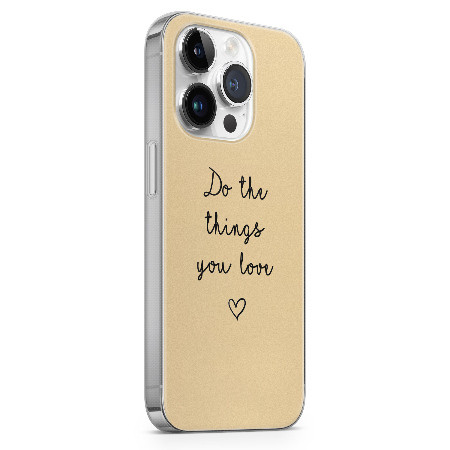 Leuke Telefoonhoesjes iPhone 14 Pro siliconen hoesje - Do the things you love