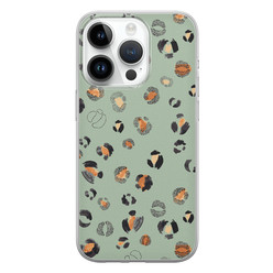 Leuke Telefoonhoesjes iPhone 14 Pro siliconen hoesje - Baby leo