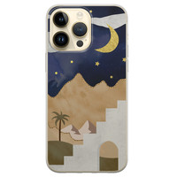 iPhone 14 Pro Max siliconen hoesje - Desert night