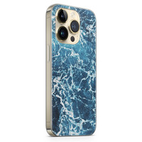 iPhone 14 Pro Max siliconen hoesje - Ocean blue