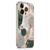 iPhone 14 Pro Max siliconen hoesje - Abstract print