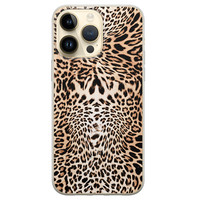 iPhone 14 Pro Max siliconen hoesje - Wild animal