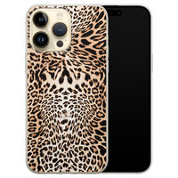 iPhone 14 Pro Max siliconen hoesje - Wild animal