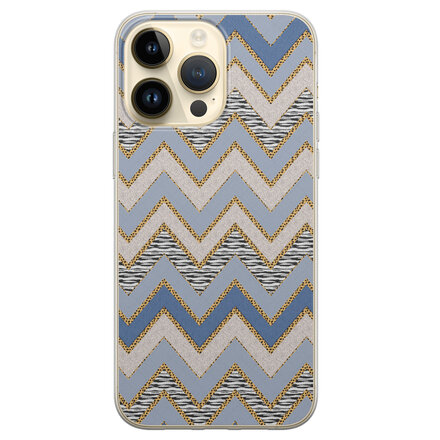 Geometrisch blauw