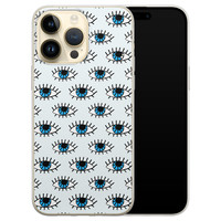 iPhone 14 Pro Max siliconen hoesje - Eye contact