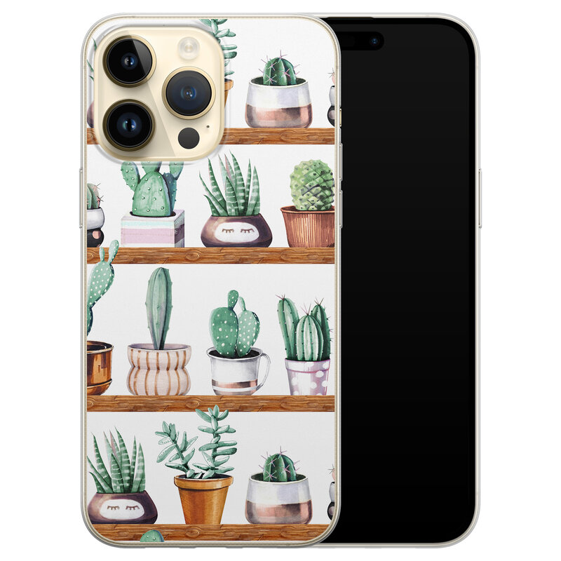 iPhone 14 Pro Max siliconen hoesje - Cactus