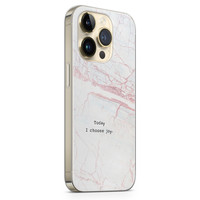 iPhone 14 Pro Max siliconen hoesje - Goud abstract