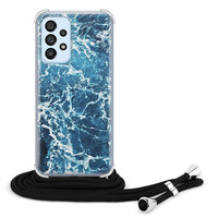 Leuke Telefoonhoesjes Samsung Galaxy A53 hoesje met koord - Oceaan