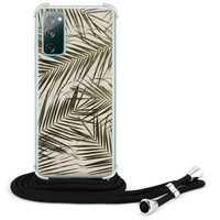 Leuke Telefoonhoesjes Samsung Galaxy S20 FE hoesje met koord - Leave me alone