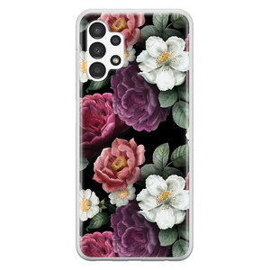 Leuke Telefoonhoesjes Samsung Galaxy A13 4G siliconen hoesje - Bloemenliefde