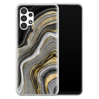 Leuke Telefoonhoesjes Samsung Galaxy A13 4G siliconen hoesje - Golden agate