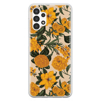 Leuke Telefoonhoesjes Samsung Galaxy A13 4G siliconen hoesje - Retro flowers