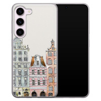 Leuke Telefoonhoesjes Samsung Galaxy S23 siliconen hoesje - Grachtenpandjes