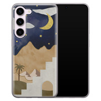 Leuke Telefoonhoesjes Samsung Galaxy S23 siliconen hoesje - Desert night