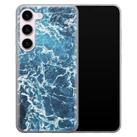 Leuke Telefoonhoesjes Samsung Galaxy S23 siliconen hoesje - Ocean blue