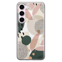 Leuke Telefoonhoesjes Samsung Galaxy S23 siliconen hoesje - Abstract print