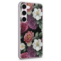 Leuke Telefoonhoesjes Samsung Galaxy S23 siliconen hoesje - Bloemenliefde