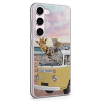 Leuke Telefoonhoesjes Samsung Galaxy S23 siliconen hoesje - Wanderlust