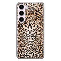 Leuke Telefoonhoesjes Samsung Galaxy S23 siliconen hoesje - Wild animal