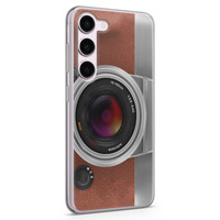 Leuke Telefoonhoesjes Samsung Galaxy S23 siliconen hoesje - Vintage camera