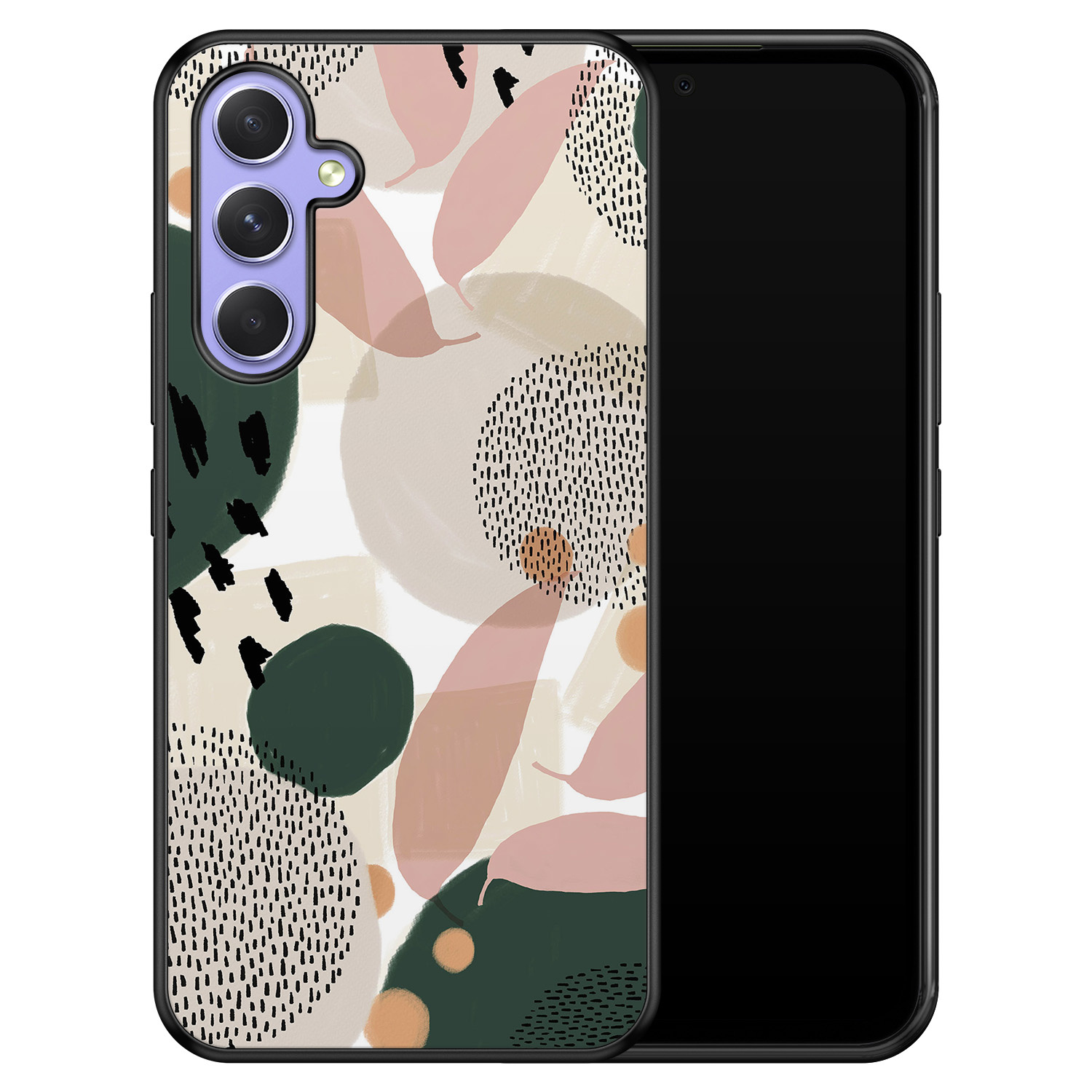 Leuke Telefoonhoesjes Samsung Galaxy A54 hoesje - Abstract print