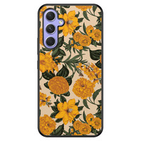 Leuke Telefoonhoesjes Samsung Galaxy A54 hoesje - Retro flowers