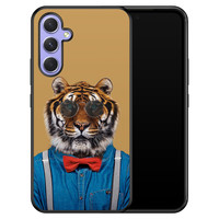 Leuke Telefoonhoesjes Samsung Galaxy A54 hoesje - Tijger hipster