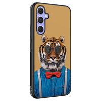 Leuke Telefoonhoesjes Samsung Galaxy A54 hoesje - Tijger hipster