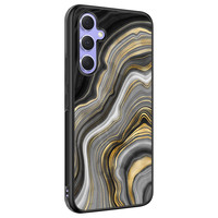 Leuke Telefoonhoesjes Samsung Galaxy A54 hoesje - Golden agate