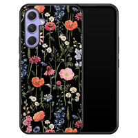 Leuke Telefoonhoesjes Samsung Galaxy A54 hoesje - Dark flowers