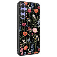 Leuke Telefoonhoesjes Samsung Galaxy A54 hoesje - Dark flowers