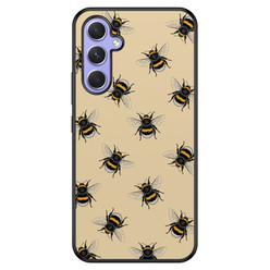 Leuke Telefoonhoesjes Samsung Galaxy A54 hoesje - Bee happy