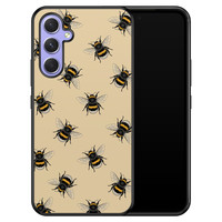 Leuke Telefoonhoesjes Samsung Galaxy A54 hoesje - Bee happy