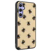 Leuke Telefoonhoesjes Samsung Galaxy A54 hoesje - Bee happy