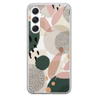 Leuke Telefoonhoesjes Samsung Galaxy A54 siliconen hoesje - Abstract print