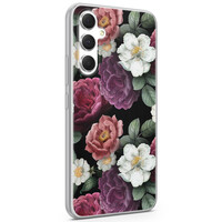 Leuke Telefoonhoesjes Samsung Galaxy A54 siliconen hoesje - Bloemenliefde