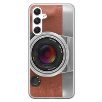 Leuke Telefoonhoesjes Samsung Galaxy A54 siliconen hoesje - Vintage camera