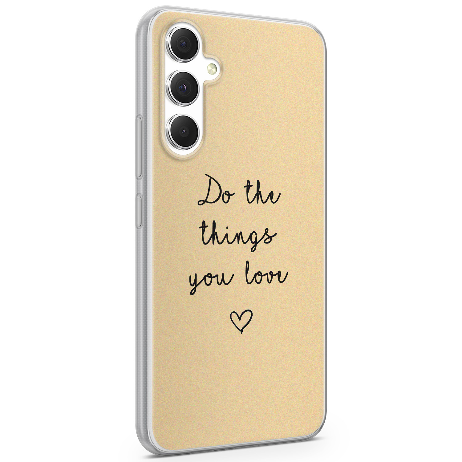 Leuke Telefoonhoesjes Samsung Galaxy A54 siliconen hoesje - Do the things you love